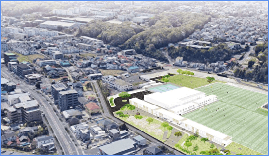 川崎フロンターレの新たなスポーツ拠点施設 フロンタウン生田 仮称 は22年10月頃 新百合ヶ丘タイムズ
